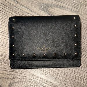 Kate Spade Black Studded Wallet